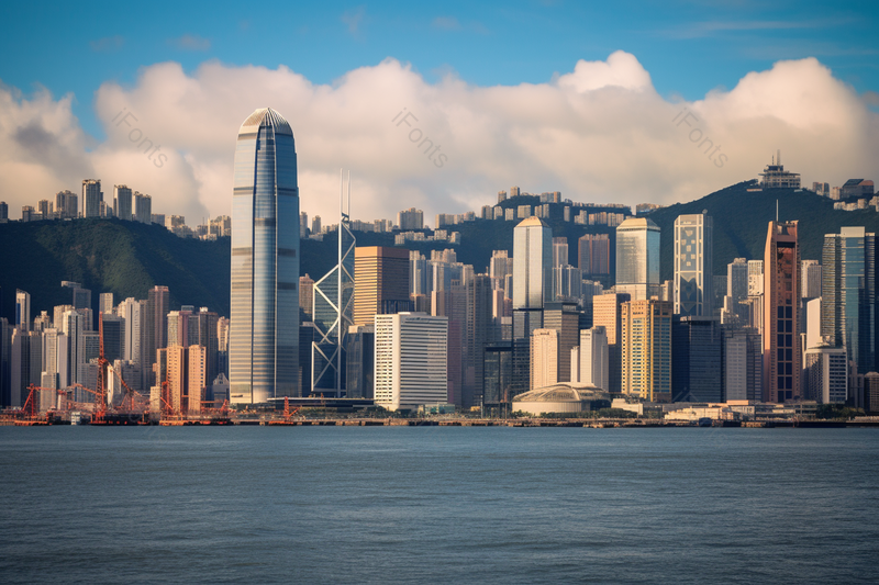 港湾城市建筑繁华简约大气,高清,摄影图,摄影图片,图片大全,摄影图免费下载